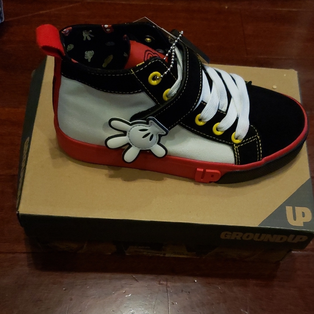 Disney Kids Sneakers - Black, White, and Red